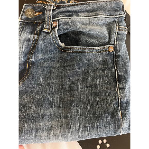 American Eagle Mens Jeans Size 28 x 30 Slim Straight 360 Extreme Flex Denim Blue - Picture 8 of 8